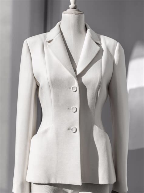 christian dior white jacket